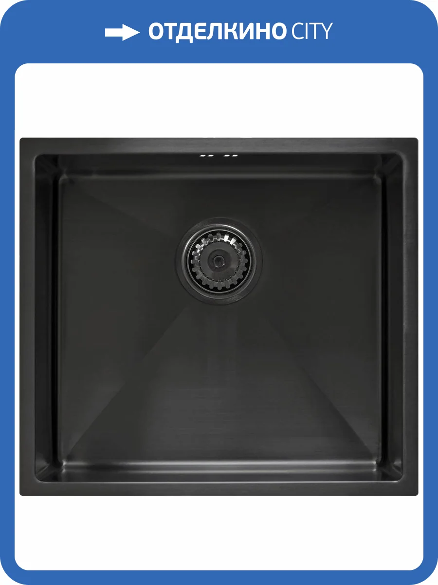 Мойка кухонная Seaman Eco Marino SME-490 dark gun фото 3