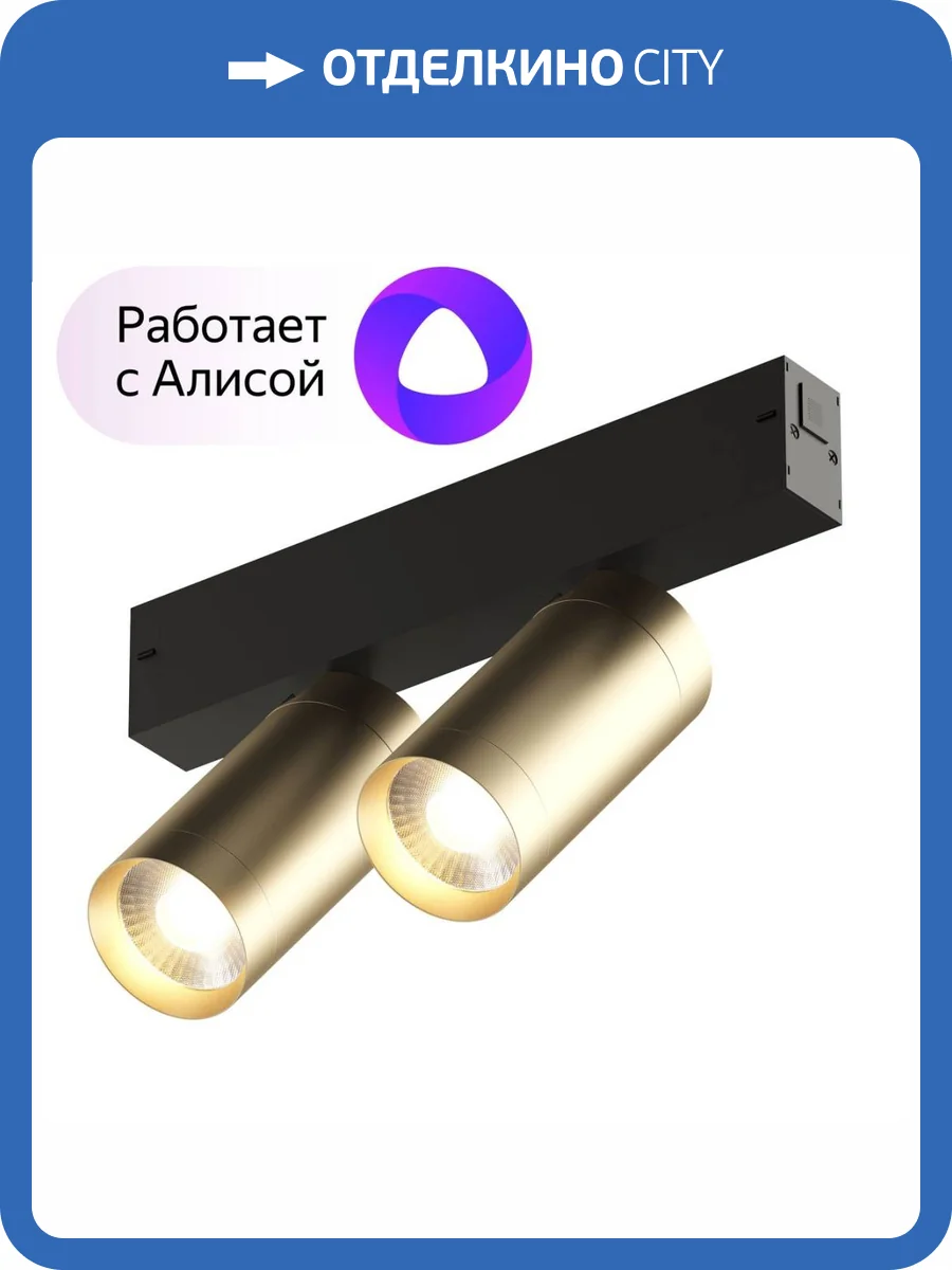 Трековый светодиодный светильник Denkirs Smart Spot DK8012-BG фото 9