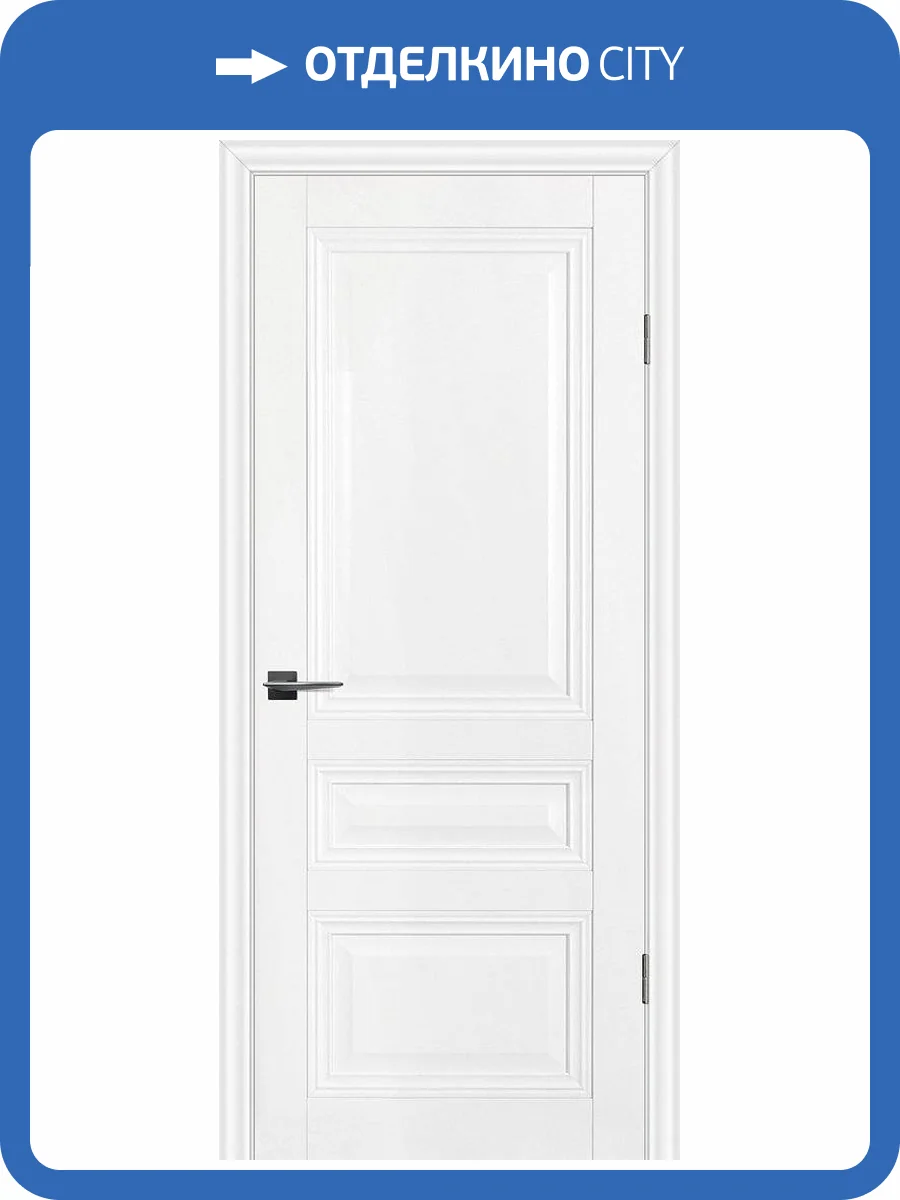 Межкомнатная дверь Profilo Porte экошпон PSC-40, глухая, белый 800x2000 фото 2