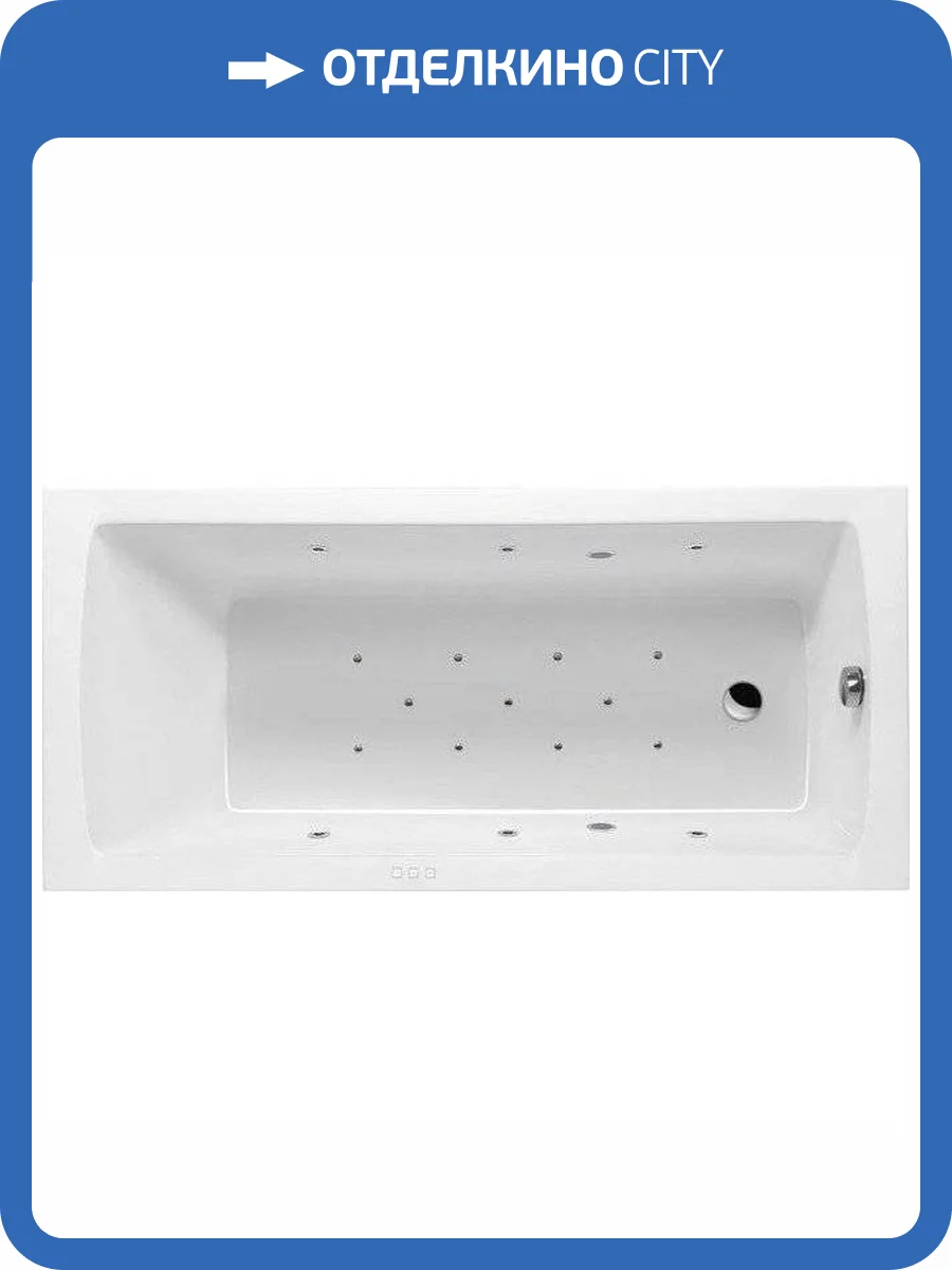 Акриловая ванна Excellent Aquaria WAEX.AQU17.RELAX.CR 170x75 фото 5