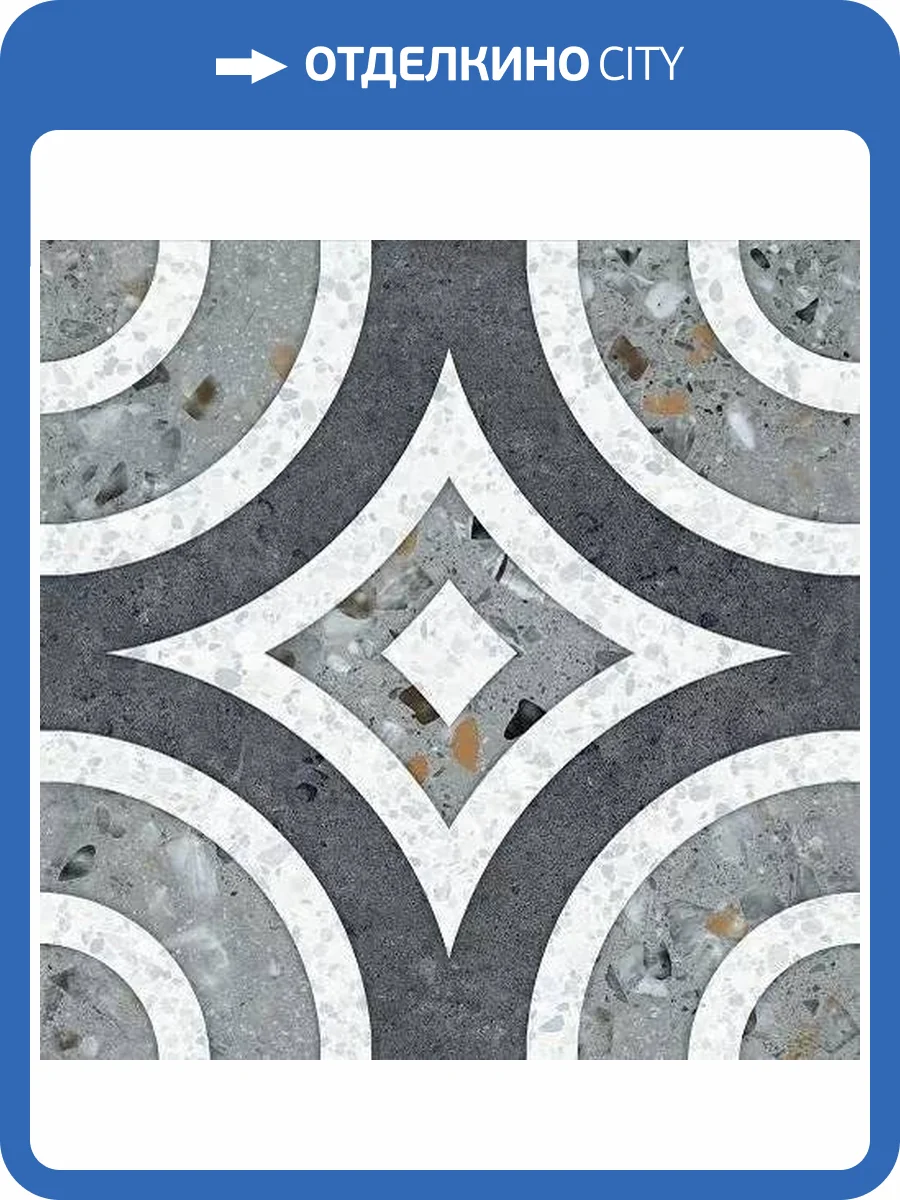 Керамогранит Gresant Artstone Infinia Collection Rock Florida Chrome Matt 40x40 фото 12