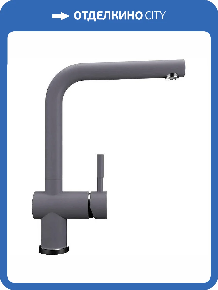 Смеситель для кухни Ulgran Quartz UQ-022-05 бетон фото 3