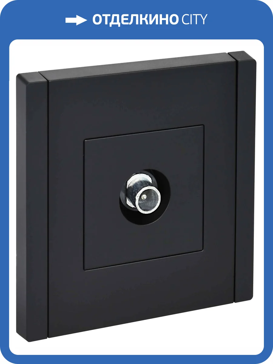 ТВ-розетка проходная IEK Forte&Piano FP-A10-P-K02 черный фото 7