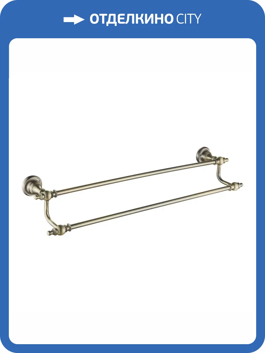 Полотенцедержатель Rose RG1127Q бронза фото 3