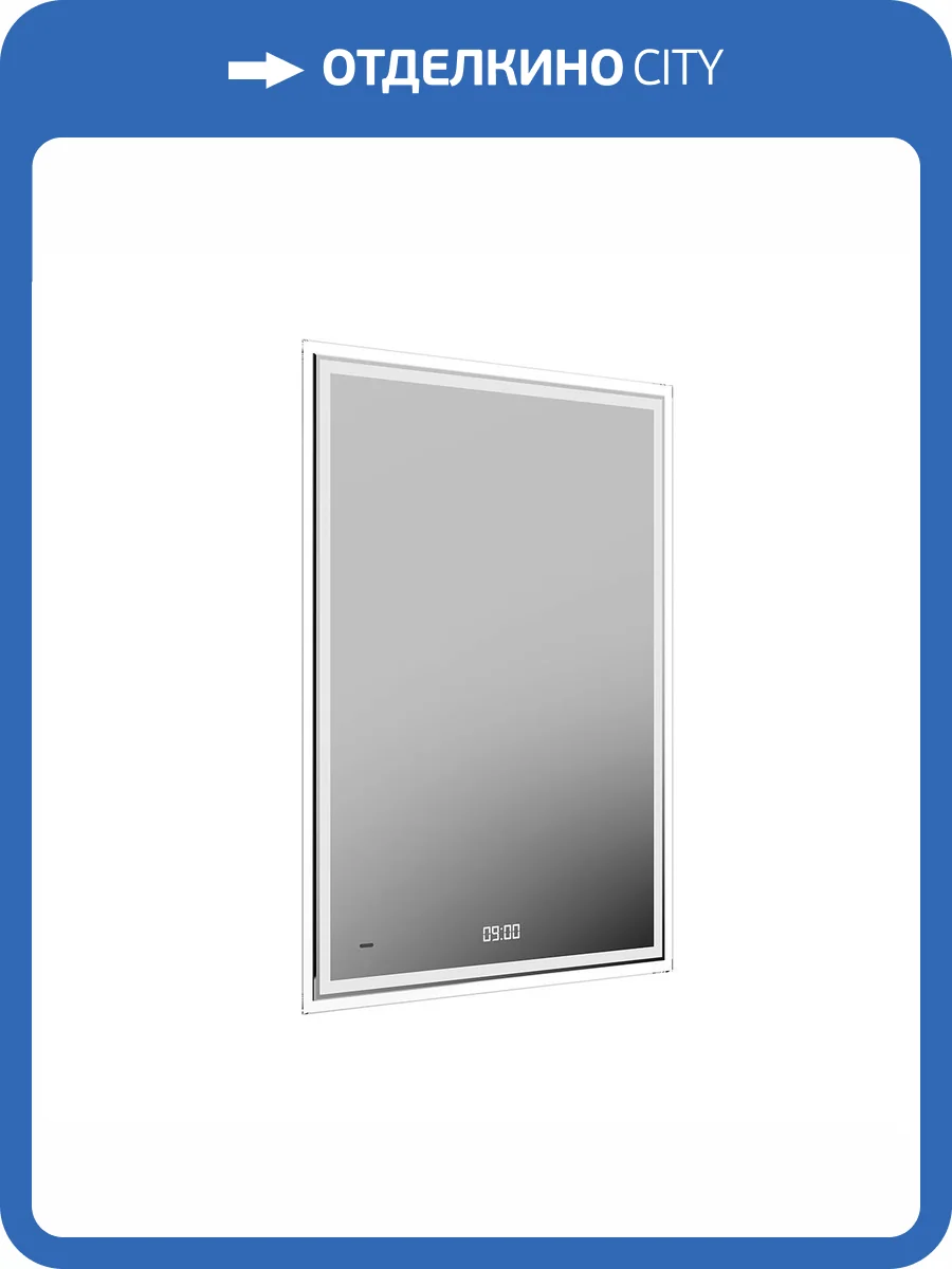 Зеркало Kerama Marazzi Tecno TE.mi.60 c LED 60 с подсветкой, с функцией антизапотевание, белое глянцевое фото 7