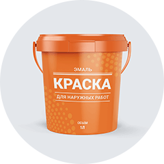 Краски, эмали для наружных работ