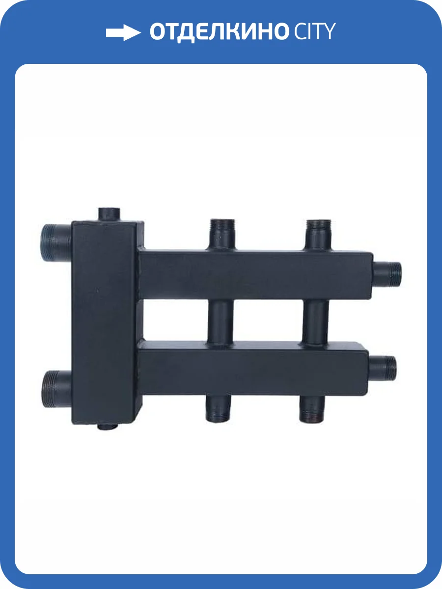 Коллектор Rommer с гидроразделителем на 1+1+1 контура 1 1/2 фото 2