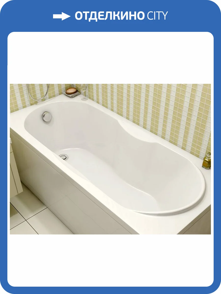 Акриловая ванна Relisan Eco Plus Мега Гл000015091 без каркаса, 160x70 фото 7