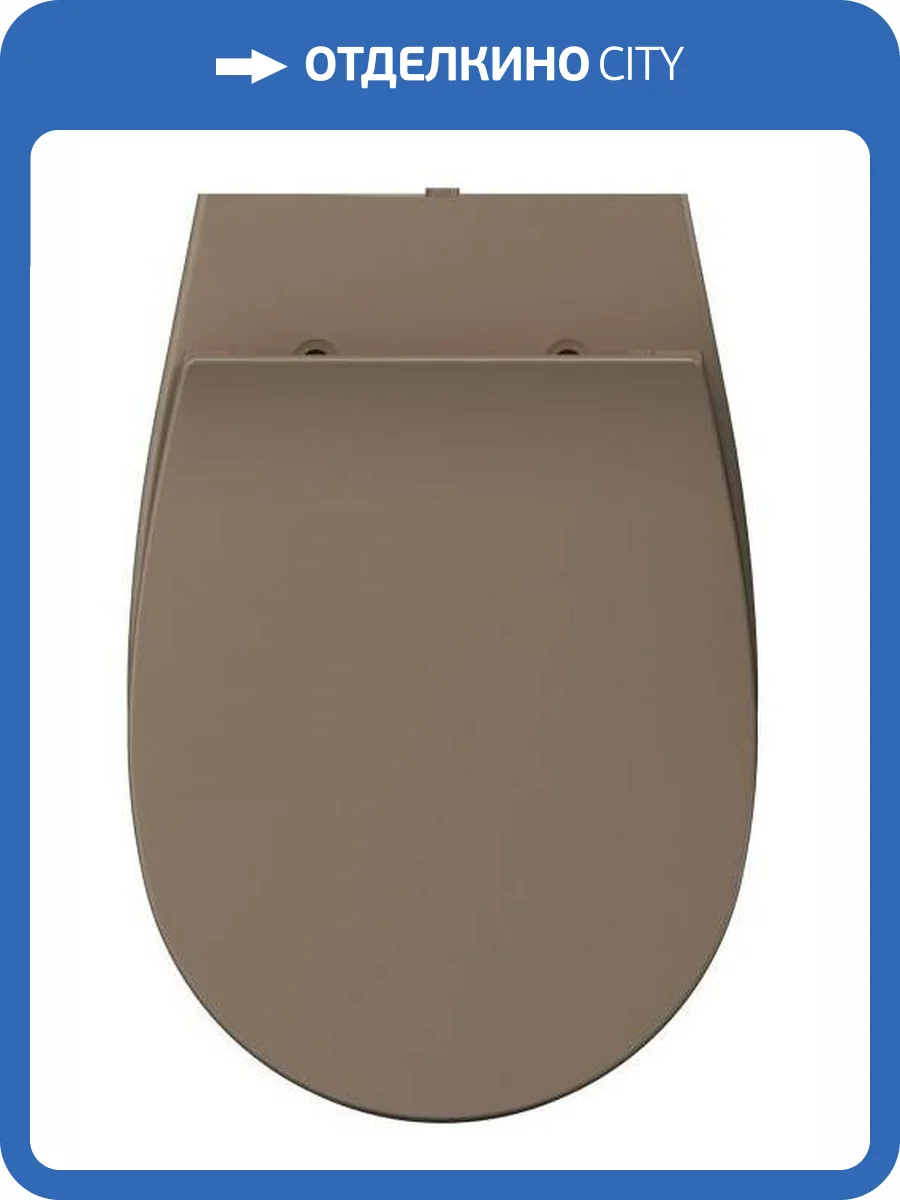 Крышка-сиденье Isvea Sentimenti Neo 40D40531I-S коричневый матовый фото 4