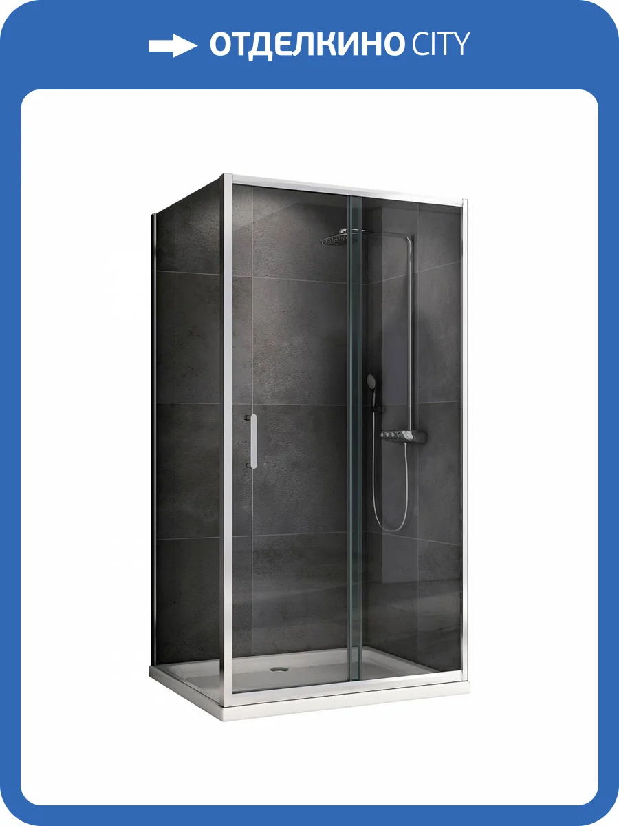 Душевой уголок Abber Schwarzer Diamant AG301505-S805 Хром фото 5