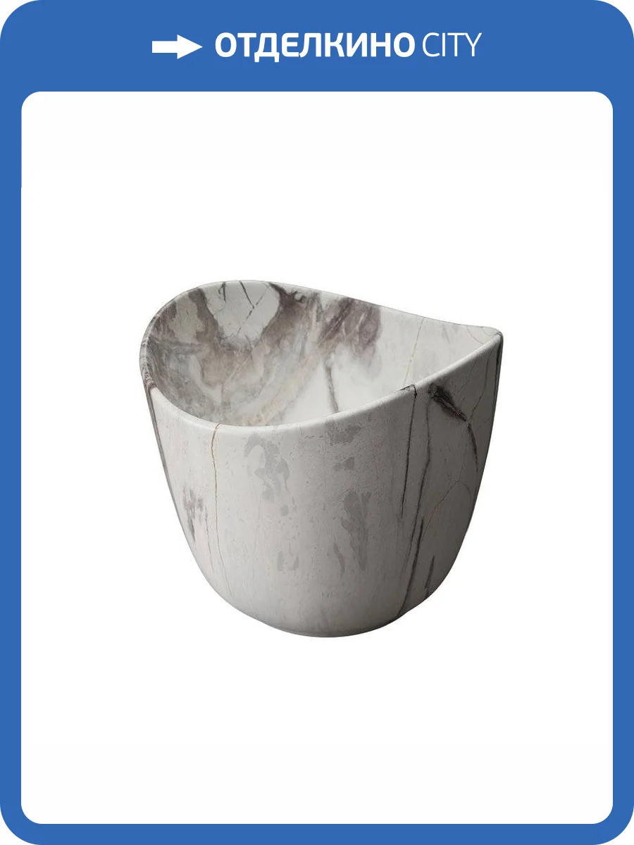 Раковина Gid Creativo 54479 Mnc9303 35 см, под камень, матовая фото 7