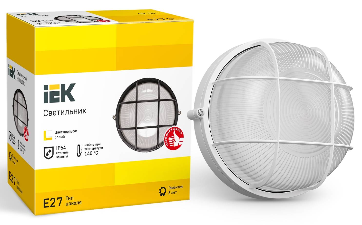 Настенно-потолочный светильник IEK НПП1302 LNPP0-1302-1-060-K01 фото 3