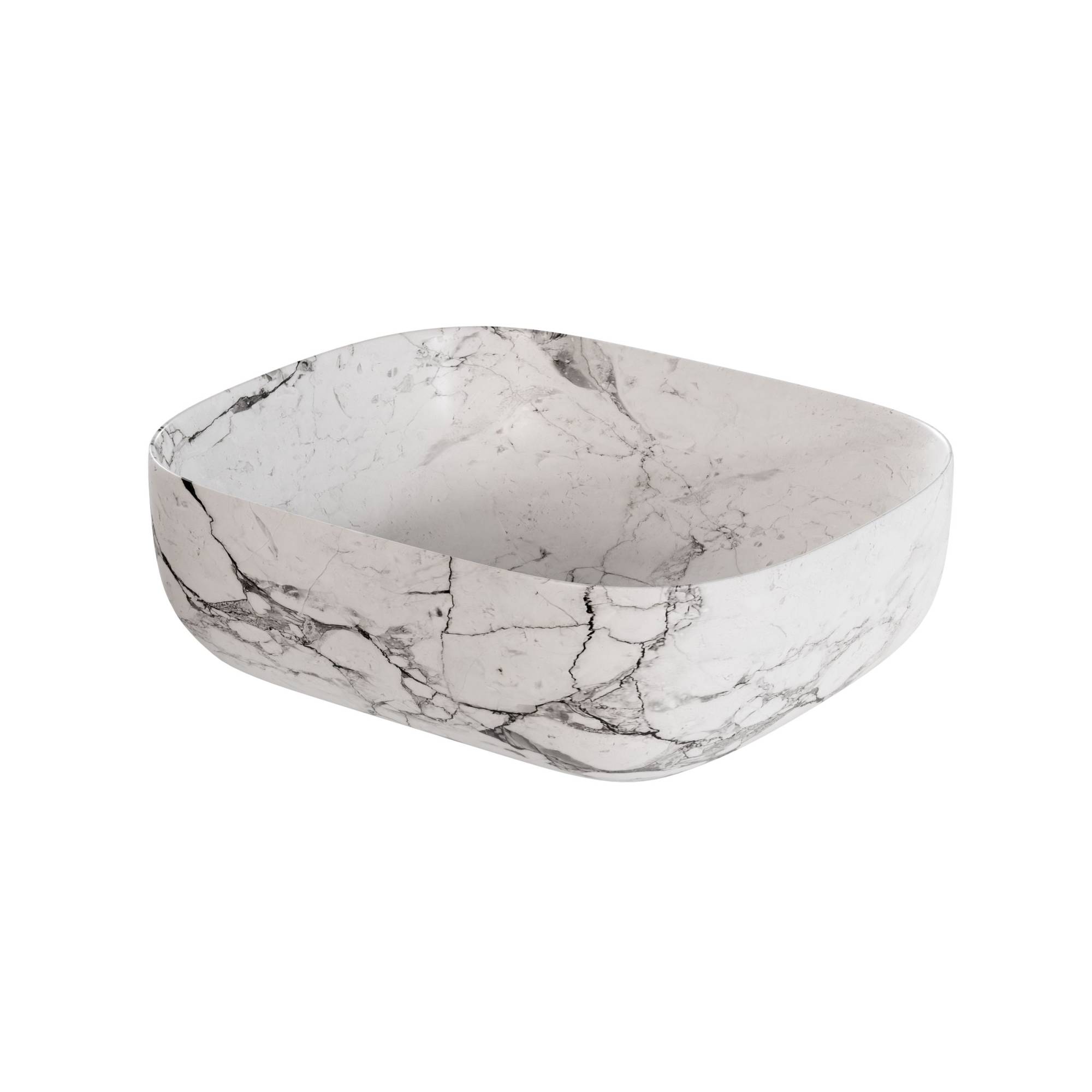 Раковина Watersense Rita 50 W00055 белый мрамор фото 10