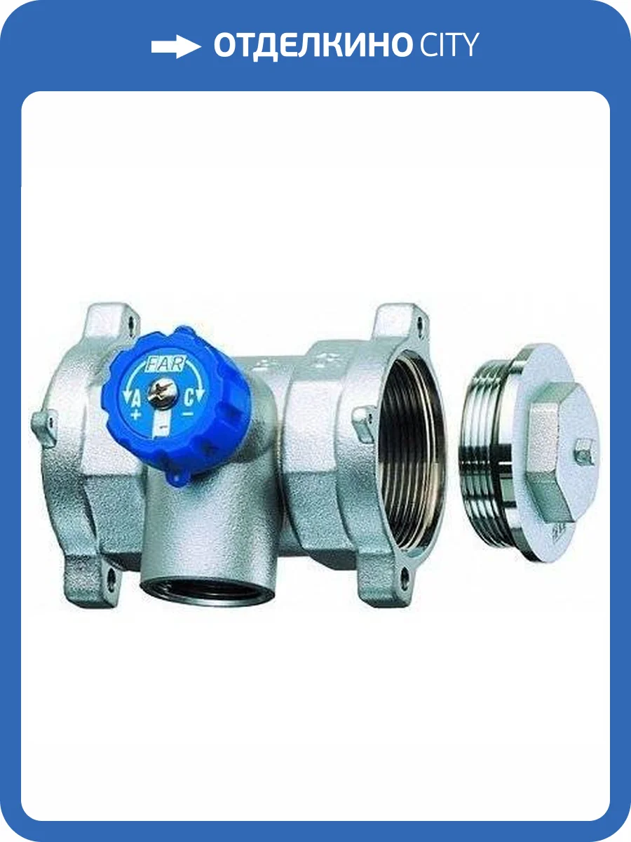 Регулирующий коллектор FAR START 1 1/2 (фланцевый) с отв. 1/2 (ВР), Pn 25бар,с заглушкой фото 2
