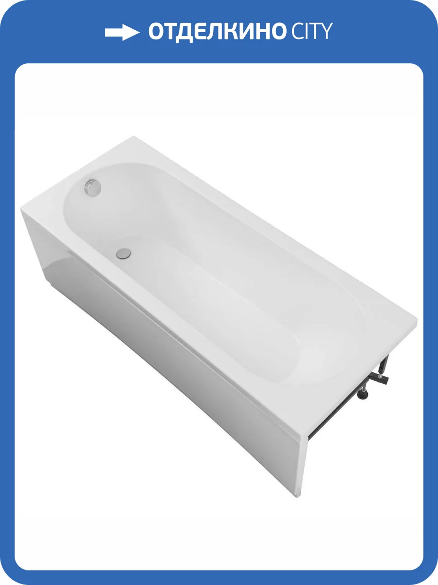 Акриловая ванна Aquanet Lotos 334159 170x70 с каркасом фото 15