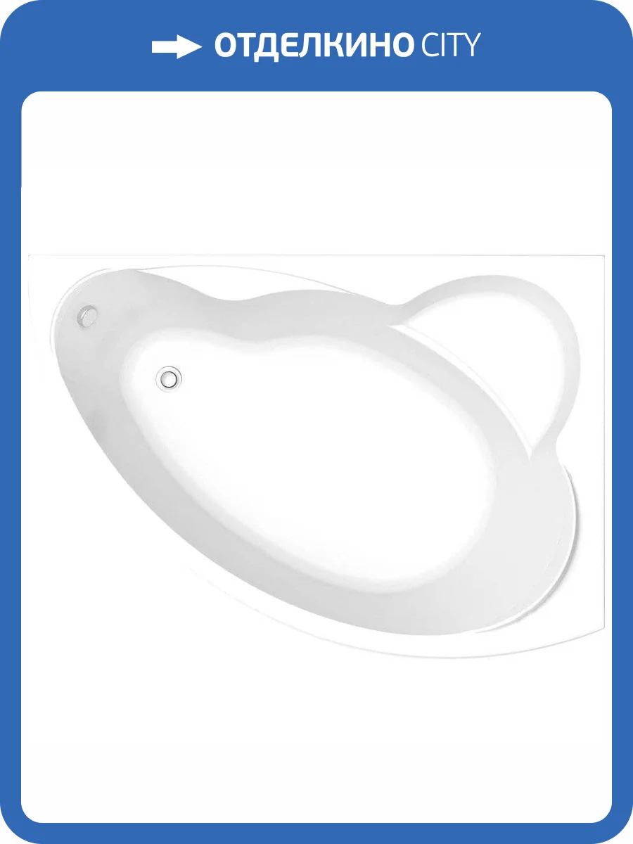 Акриловая ванна Bas Лагуна 170x110 правая фото 6