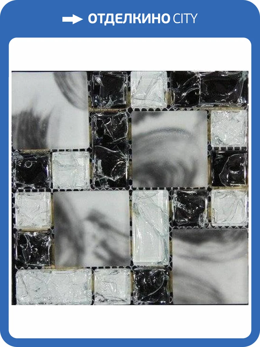 Мозаика Q-stones Стекло QG-068-FP/8 29.8x29.8 фото 2