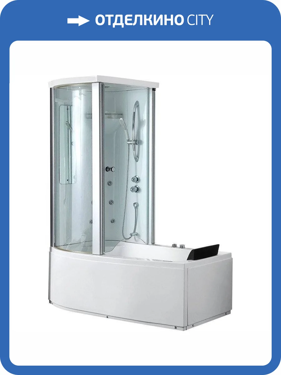 Акриловая ванна Gemy G8040 B L 170x85 фото 13