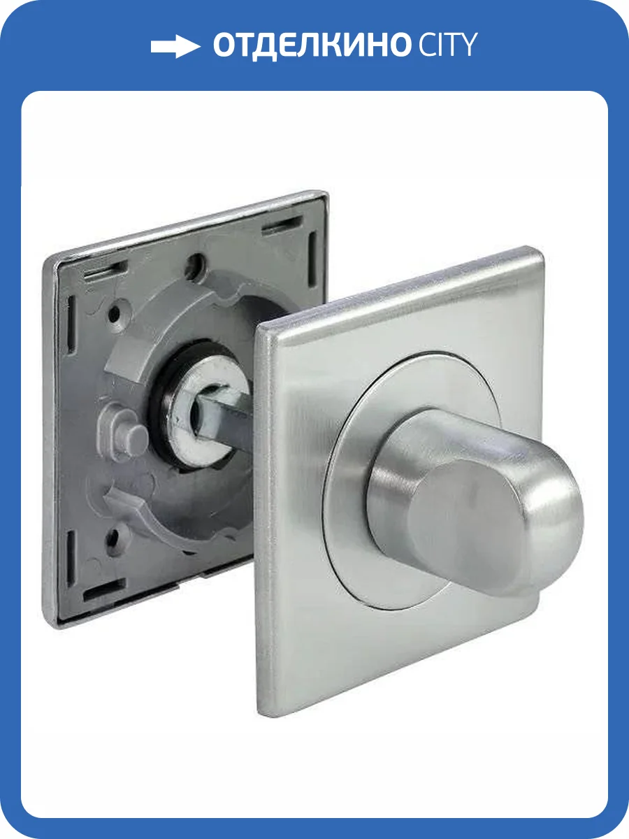 Завертка сантехническая Morelli LUX-WC-S CSA матовый хром фото 3