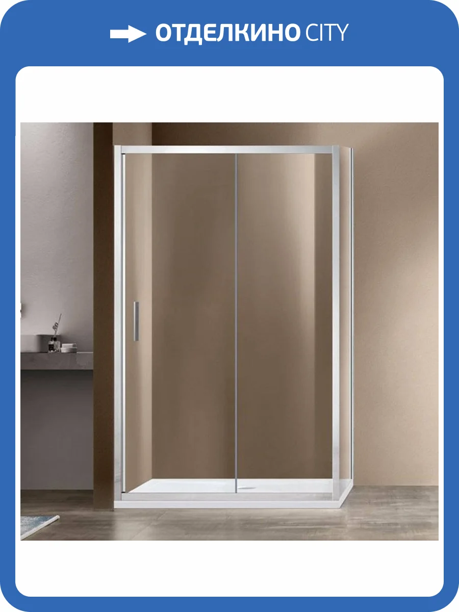 Душевой уголок Vincea Garda VSR-1G8016CL 160x80 см, профиль хром, стекло прозрачное фото 7