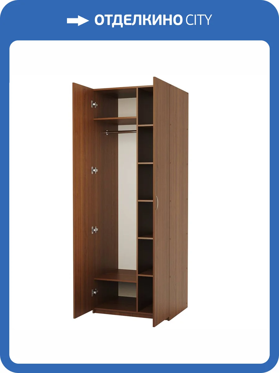 Шкаф комбинированный Шарм-Дизайн ДОК-2 1901022040, орех фото 4