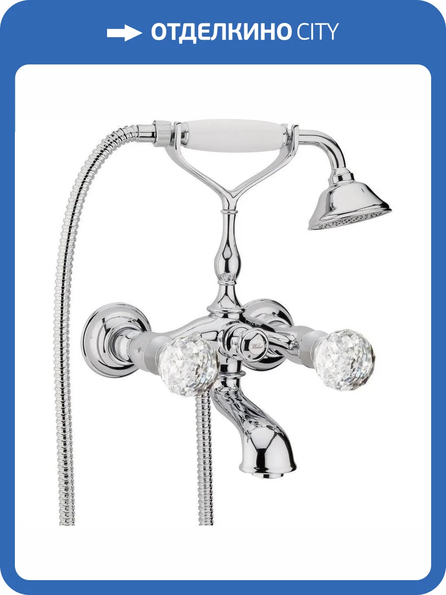 Смеситель для ванны Webert Karenina KA720201015 хром фото 4