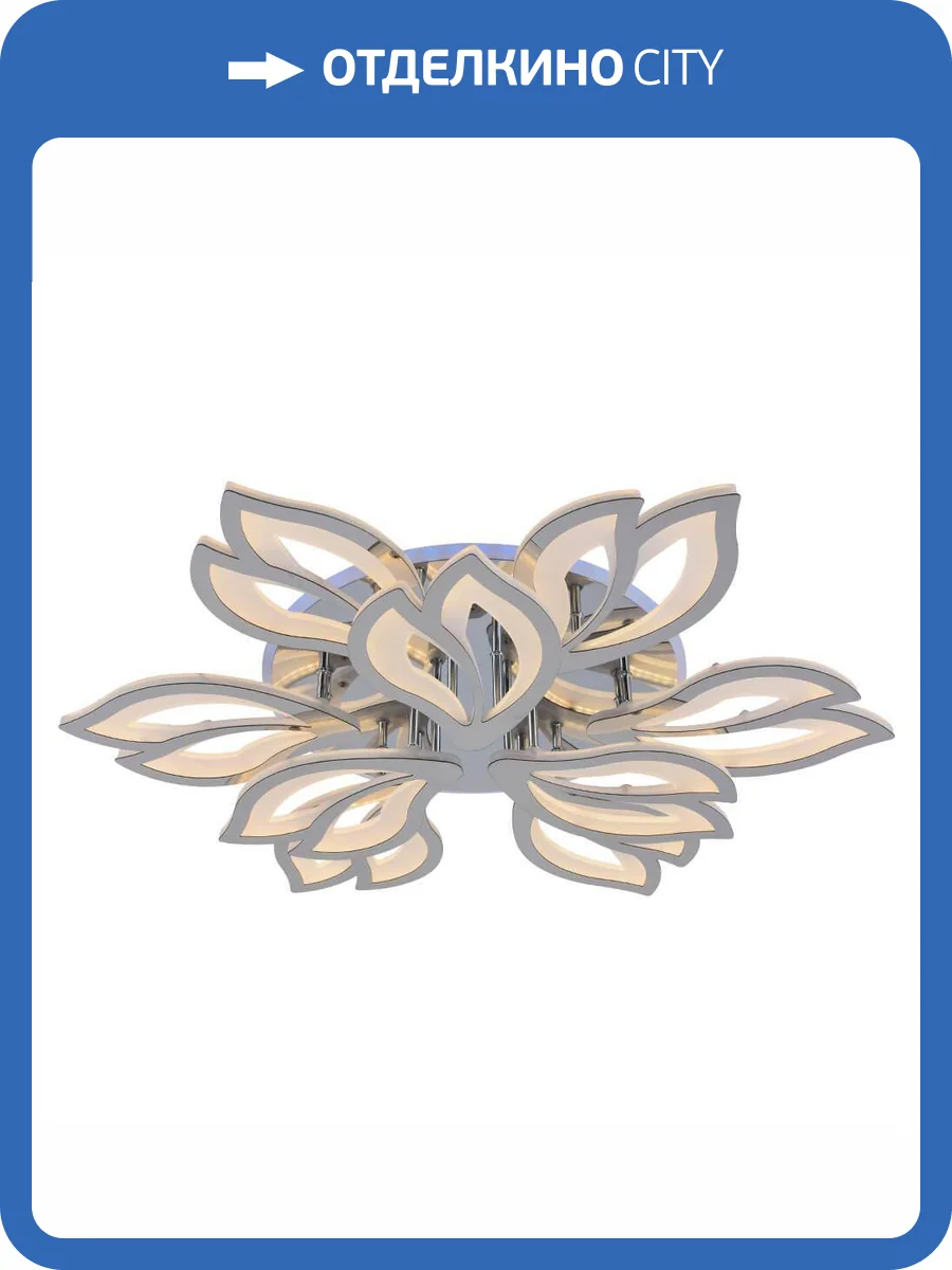 Потолочная люстра Profit Light 8004/6+3 CHR фото 3