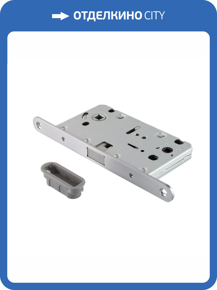 Межкомнатная защелка Archie LM 5212 OL 99 магнитная (сантехническая) матовый хром фото 2