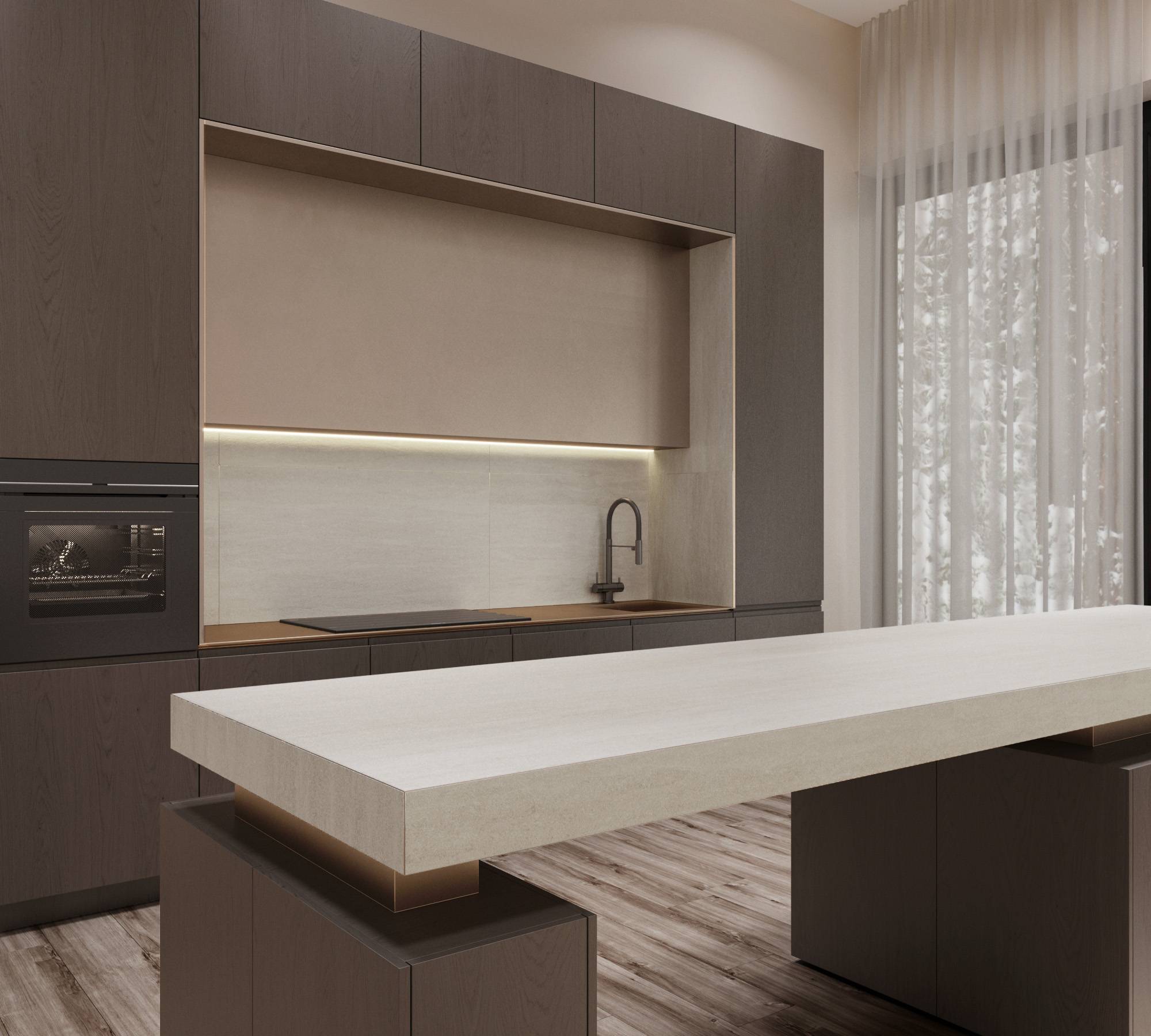Керамогранит Creanza Portland SH1013-P Veincut Bianco Shape Pro с 3D-глазурью 60x120 фото 7