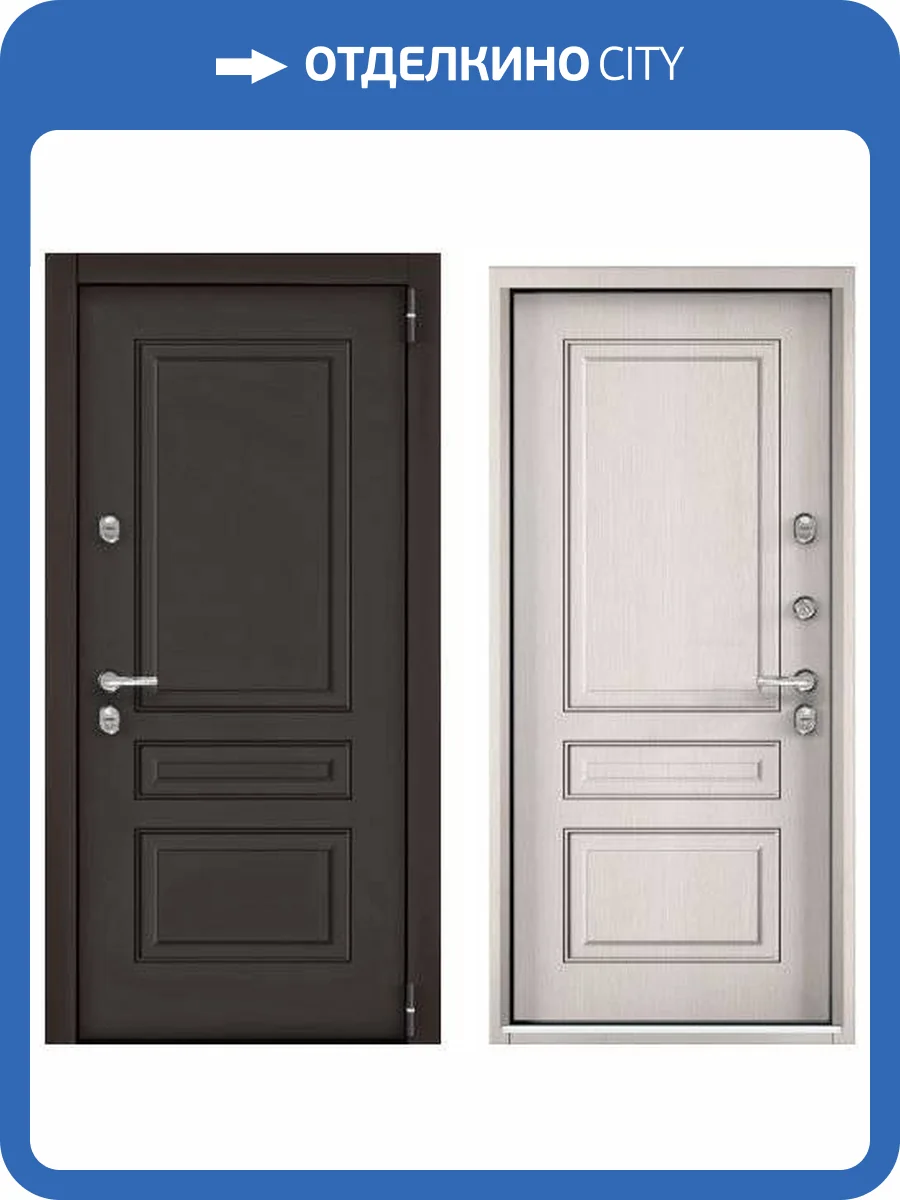 Входная стальная дверь Torex SNEGIR ARCTIC PP 3918154 ЛКП Бруно/Лиственница белая (арт. ПВХ Лиственница белая) 2000x880 фото 2