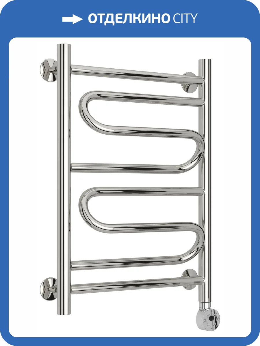 Полотенцесушитель электрический Стилье Формат 12 Тп ПZП 21, без покрытия, 600х400 фото 6