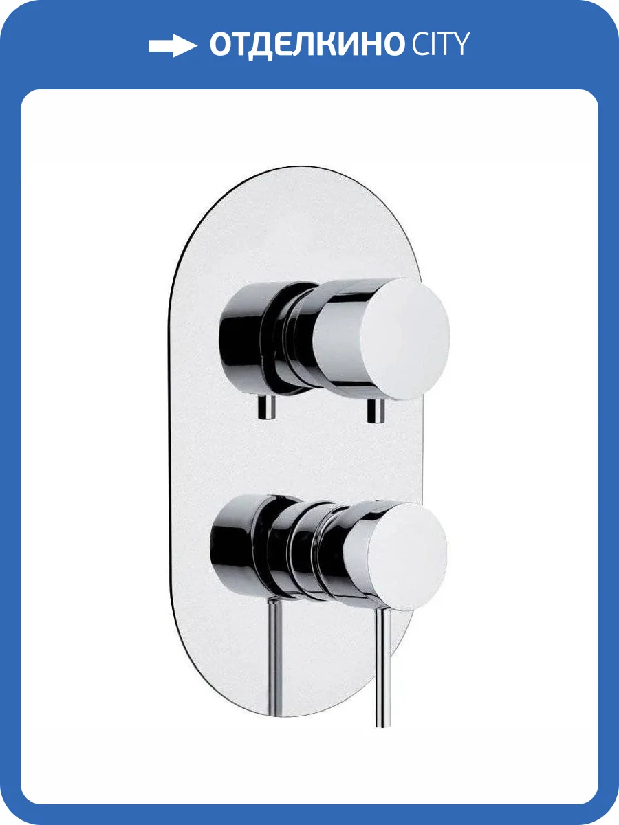 Смеситель для ванны Remer X Style X93 с внутренней частью фото 3