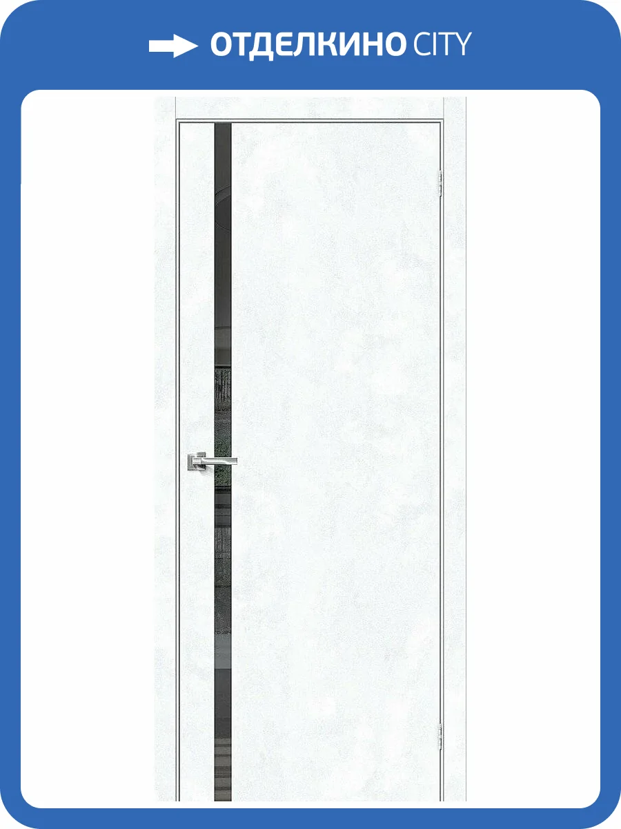 Межкомнатная дверь Bravo 153-1029 Браво-1.55 Snow Art 200x80 фото 2