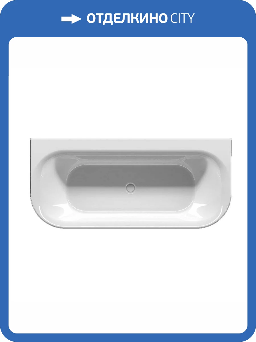 Акриловая ванна Riho Bathtubs Devotion b2w Fall B096003005 180x80 хром, белая глянцевая фото 5