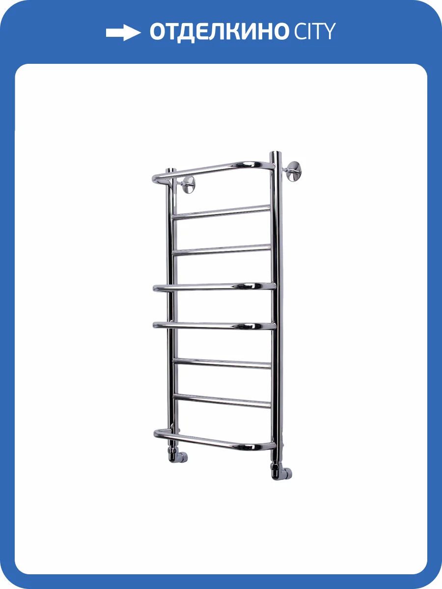 Полотенцесушитель водяной Comfysan Puro 012946 W-8 80/40 хром фото 4