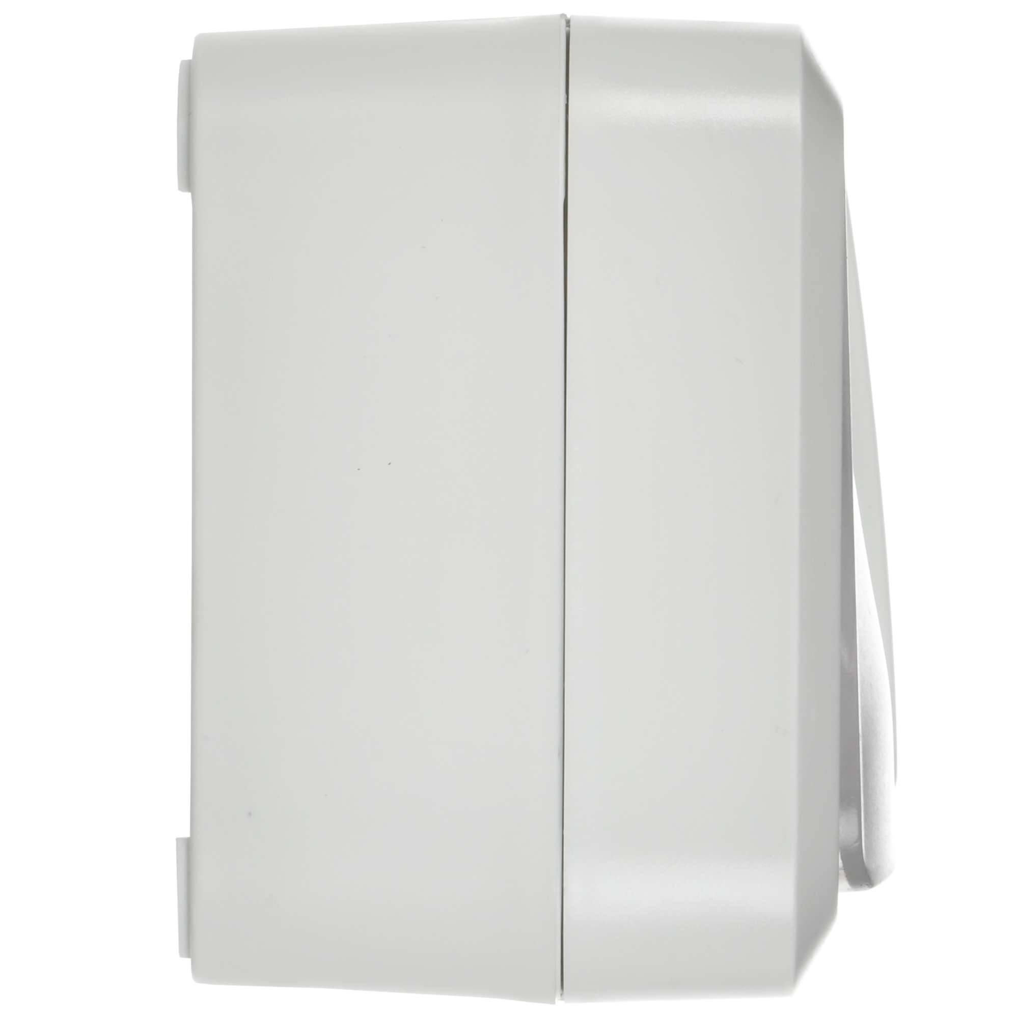 Розетка+Выключатель 1-клавишный IEK Tors TS-G10-6-55-V-K01 белый фото 3