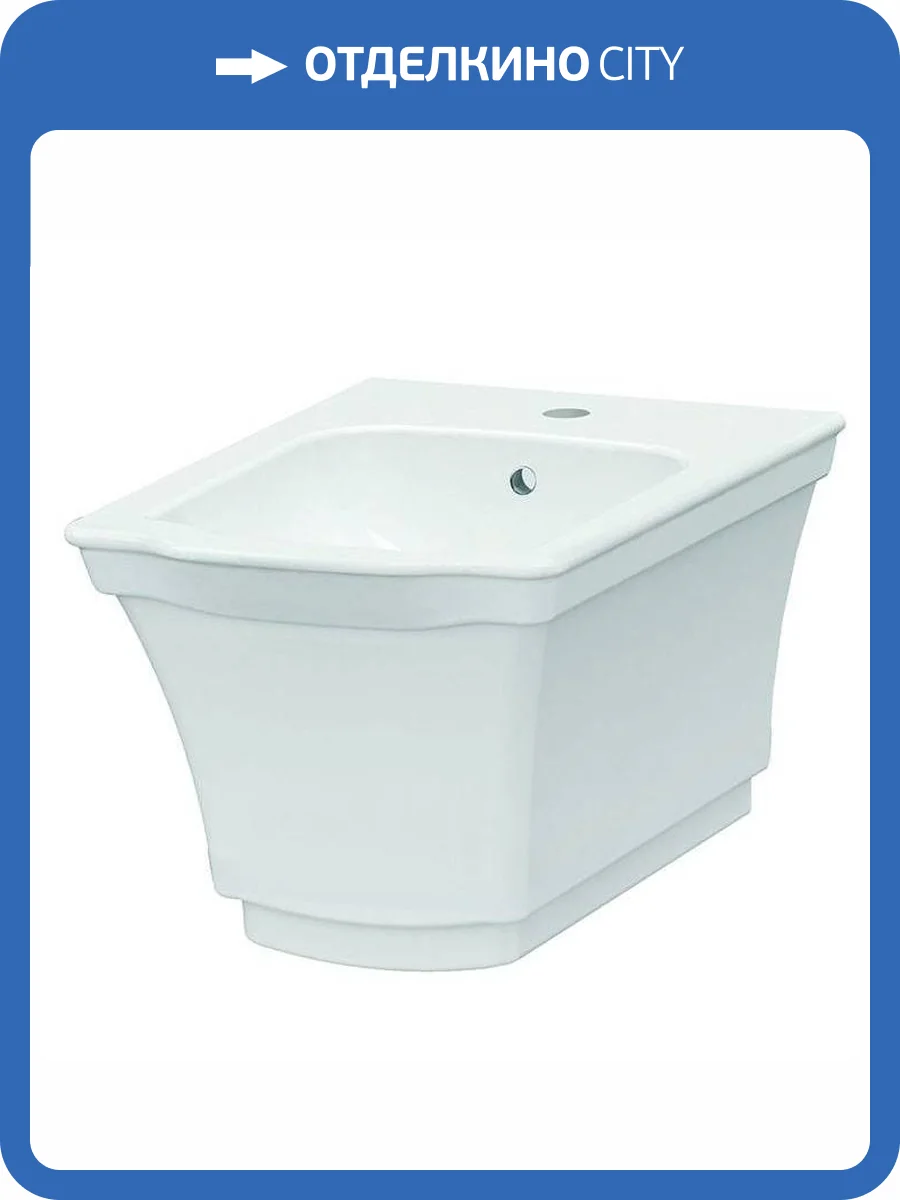 Биде подвесное Boheme Hermitage 953 с узором фото 3