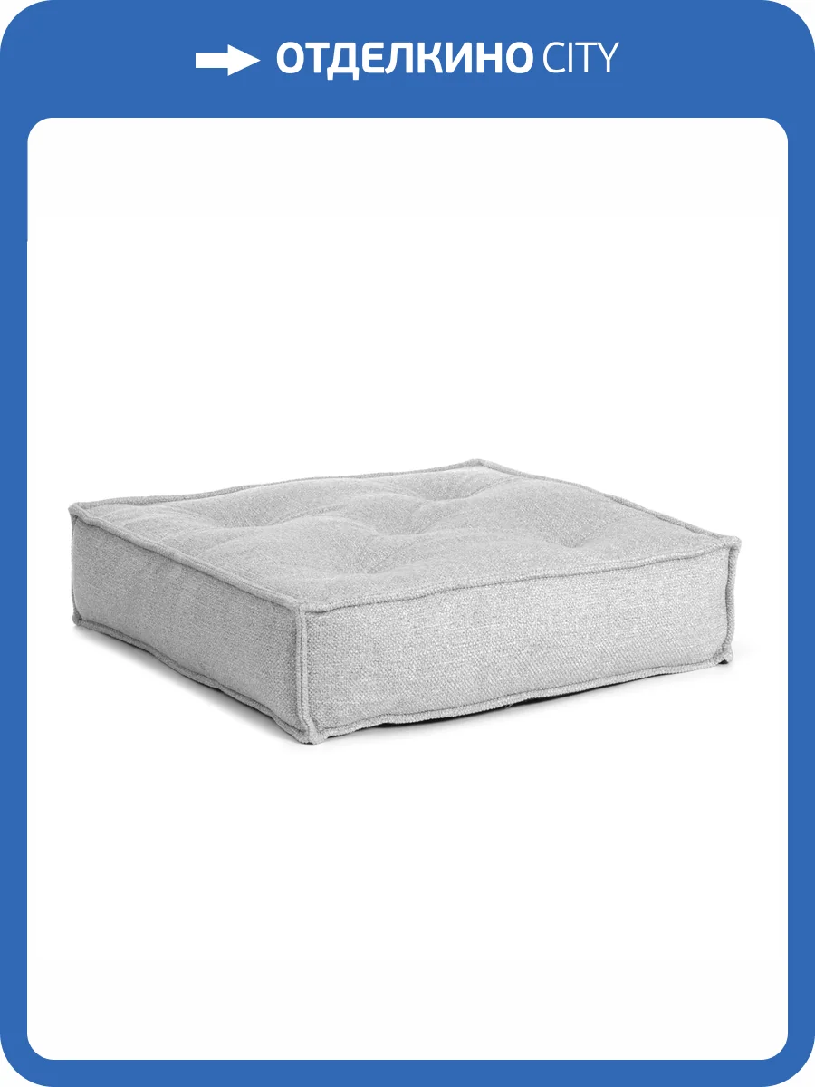 Модуль мягкий Tetchair Miracle 25337 VT shape silver велюр, букле, нижний фото 16