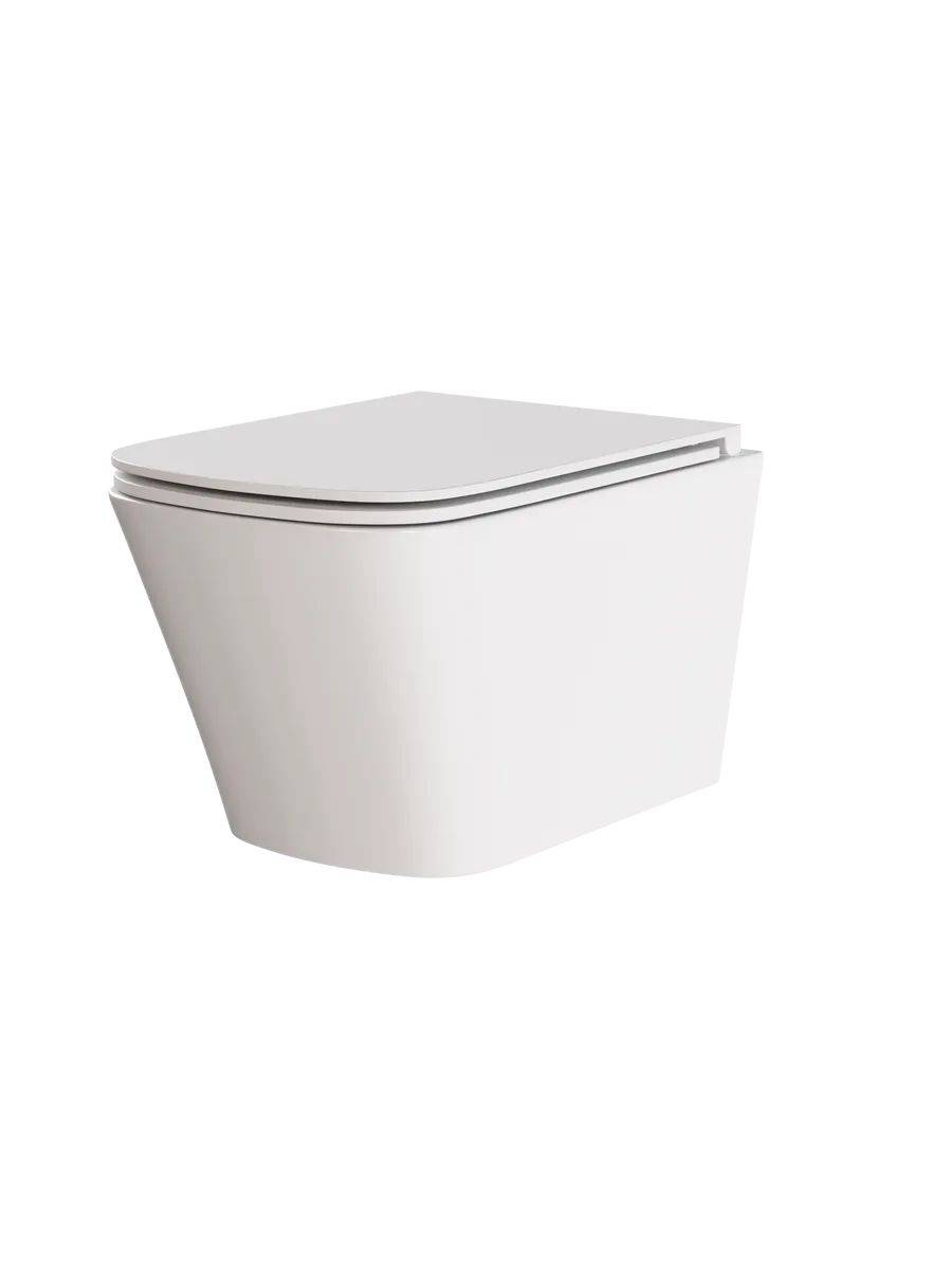 Унитаз подвесной Watersense Eva Vortex W00082 безободковый, сиденье микролифт фото 13