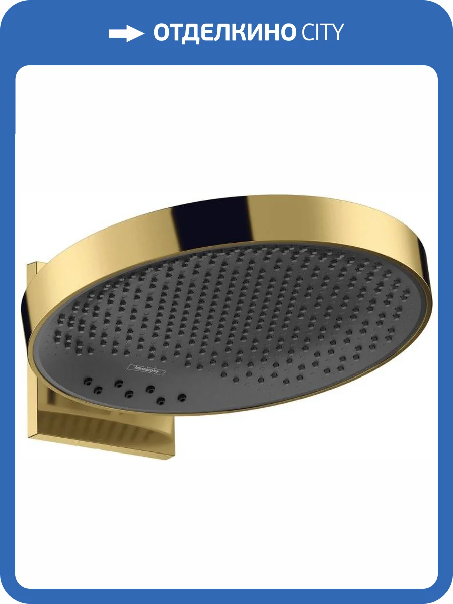 Верхний душ Hansgrohe Rainfinity 26234990 360, золотой глянцевый фото 4