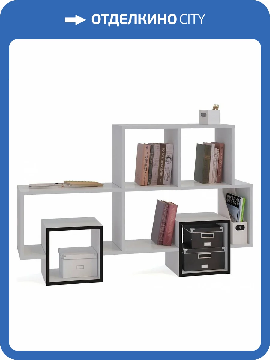 Полка навесная Сокол ПК-10 4680212005787, ПК10Б6 Белый фото 3