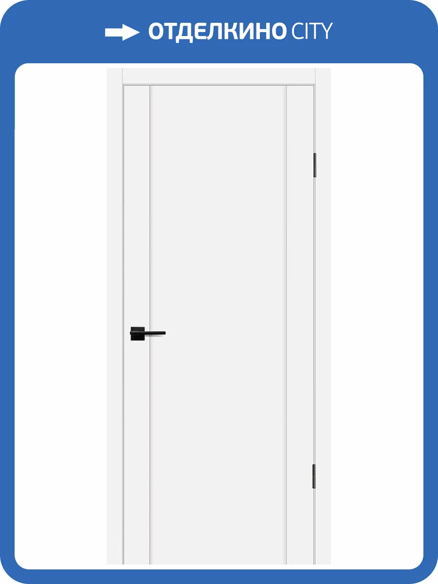 Межкомнатная дверь Profilo Porte PSC-9 полотно Белое 600x2000 фото 2