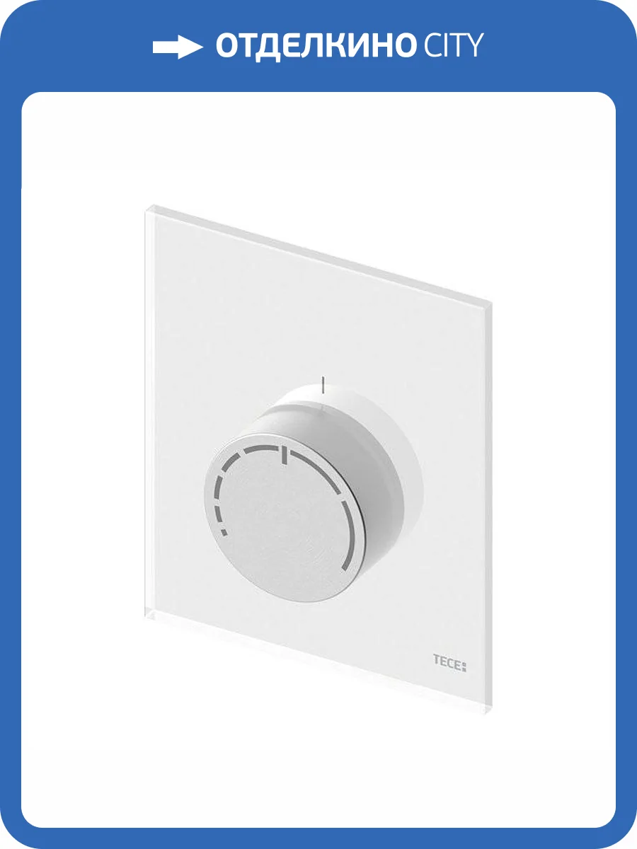 Лицевая панель TECE RTL box, стекло белое фото 2