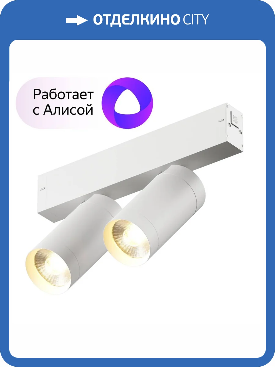 Трековый светодиодный светильник Denkirs Smart Spot DK8012-WH фото 6