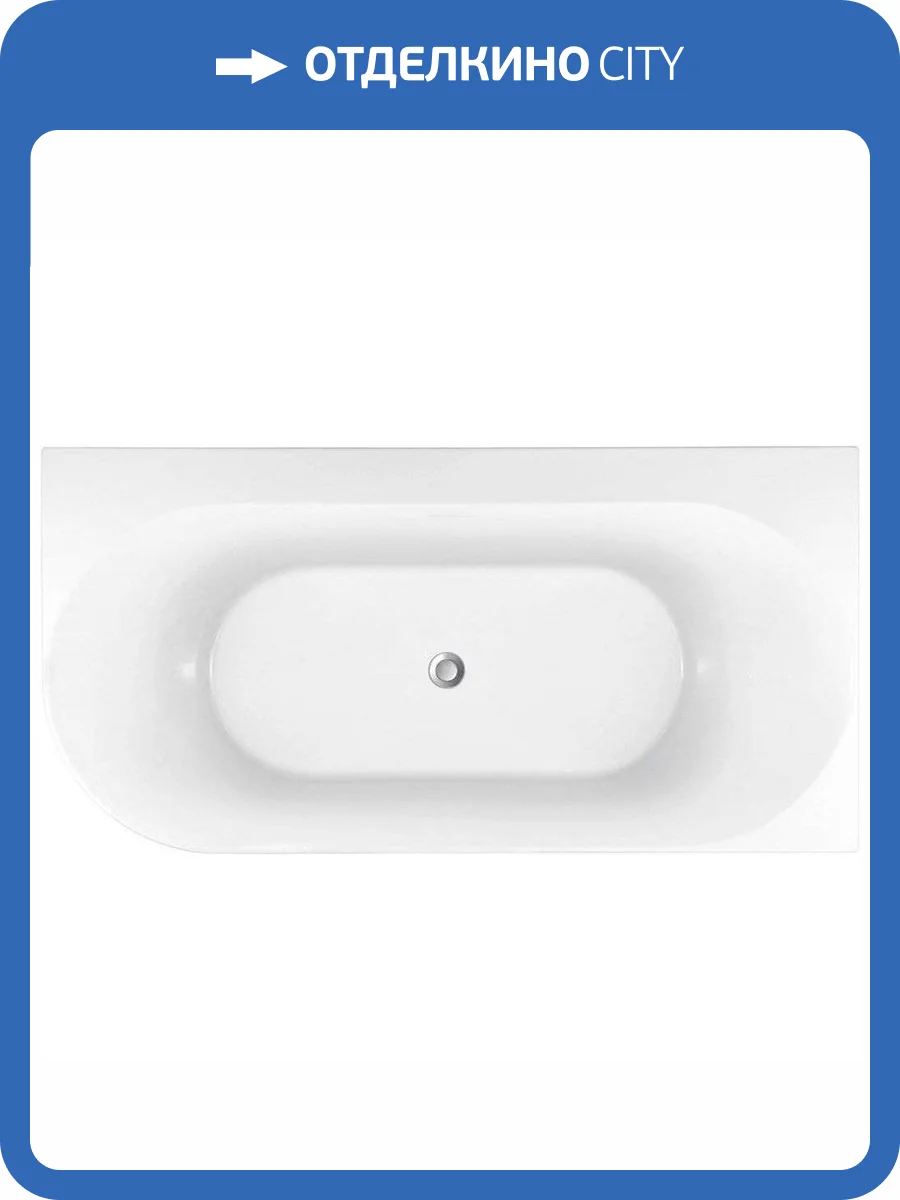 Акриловая ванна Allen Brau Priority 4 2.31004.20B 170x78 правая, белая глянцевая фото 3