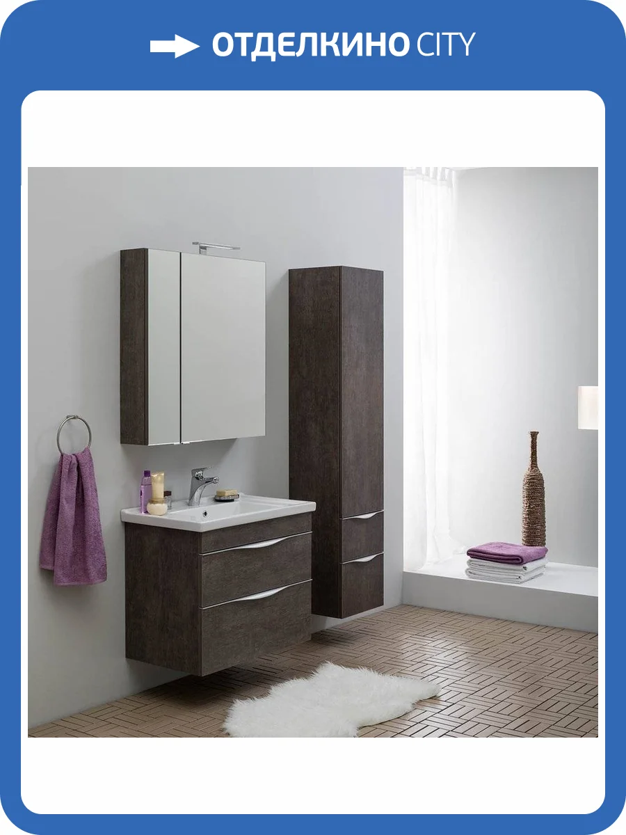 Мебель для ванной Aquanet Эвора 80 дуб антик фото 21