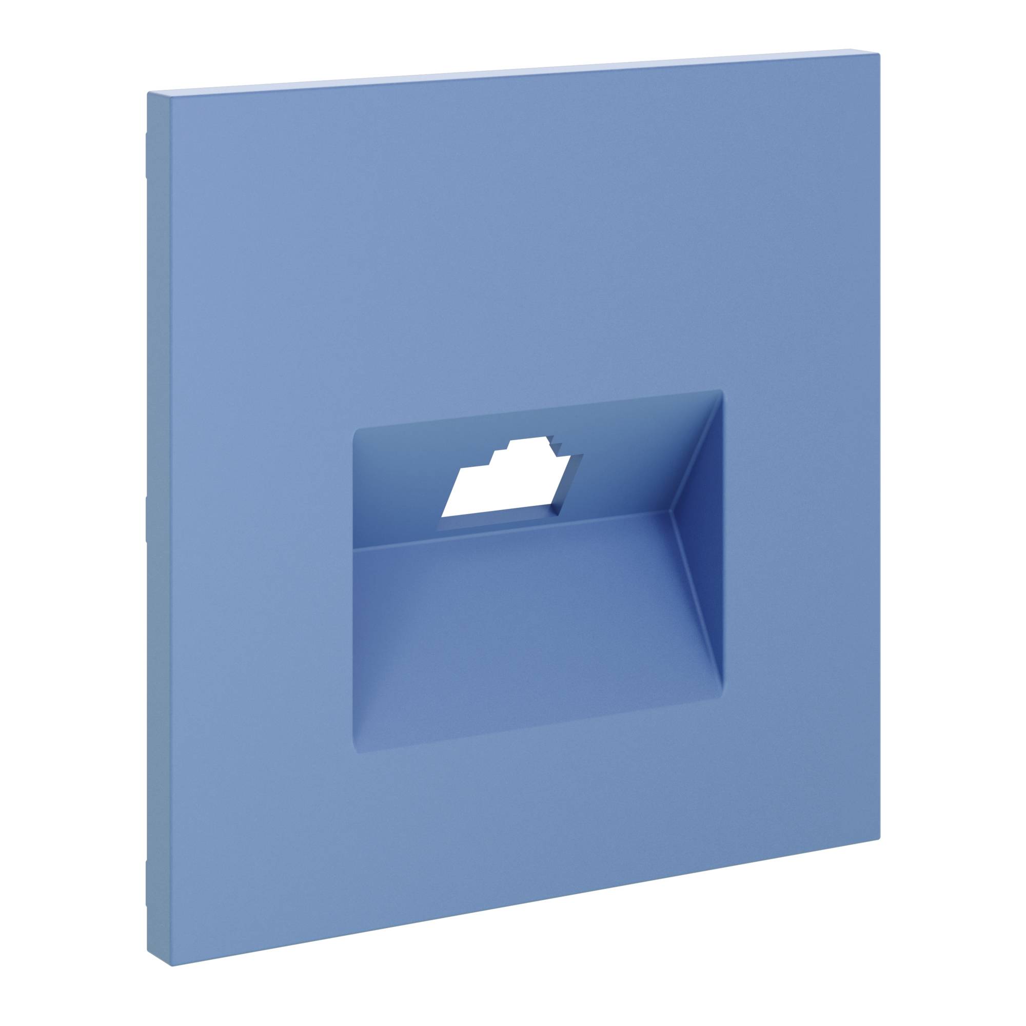 Лицевая панель для компьютерной розетки RJ-45 Voltum S70 VLS001315 деним фото 4