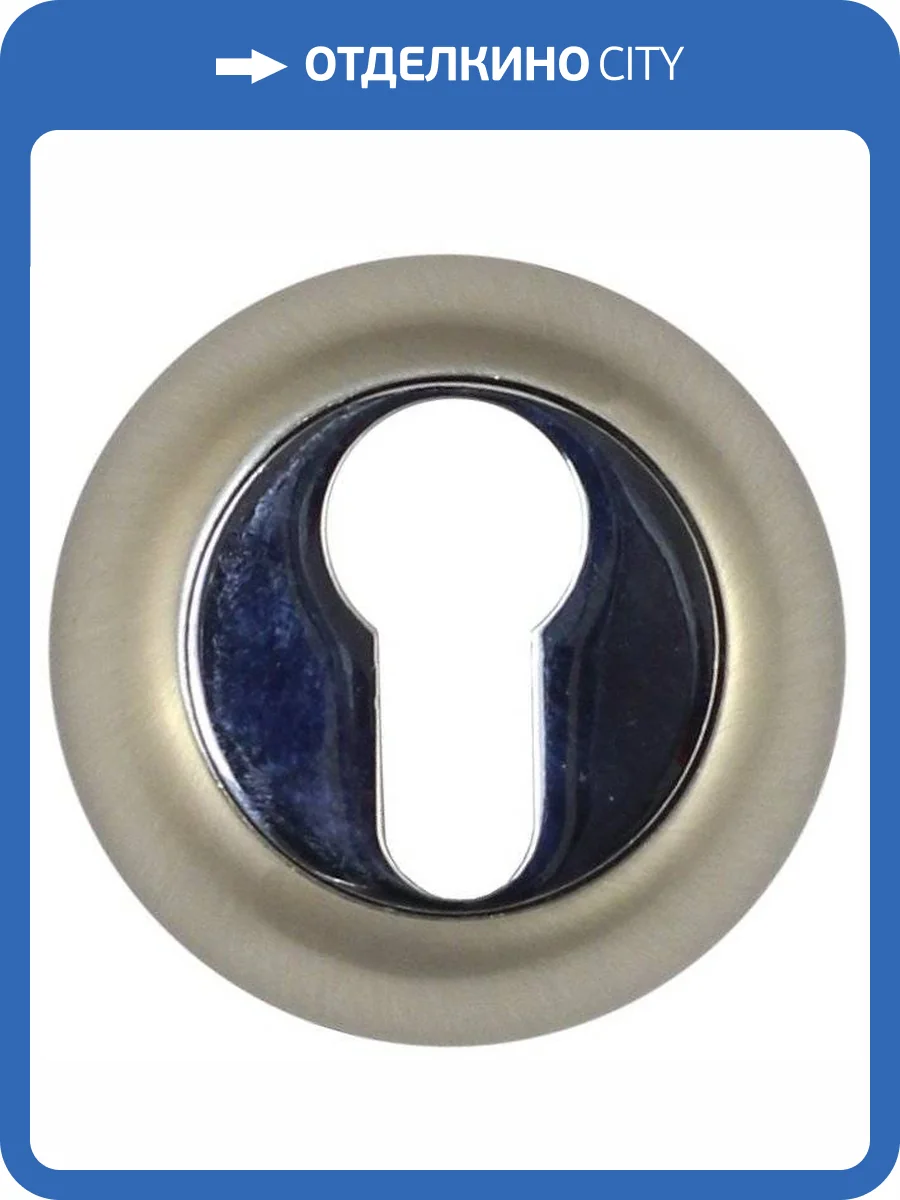 Накладка на цилиндр Vantage, ETD матовый никель фото 2