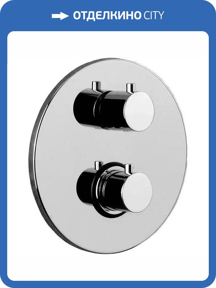 Смеситель Paffoni Light LIQ019CR термостатический, с внутренней частью фото 3