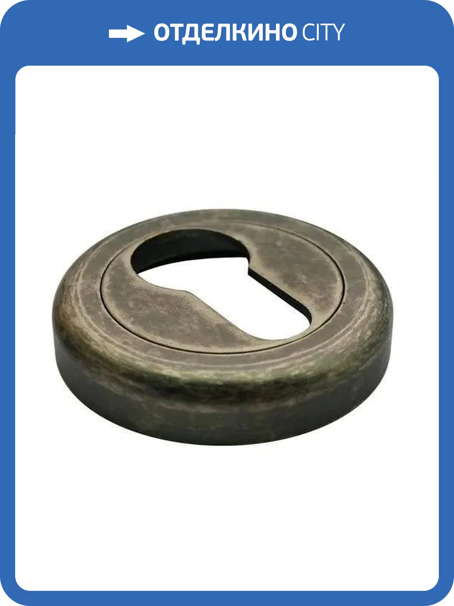 Дверная накладка Morelli CC-KH FEA античное железо фото 3